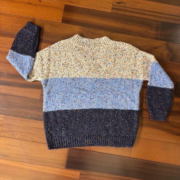 CONFETTI AND COLOR BLOCK SWEATER - Picture 9 of 10